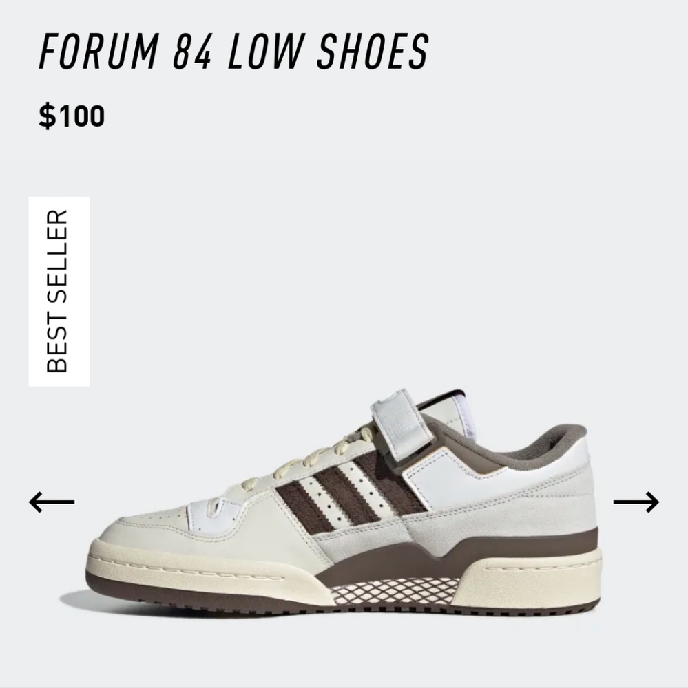 ADIDAS Forum 84 LOW SHOES